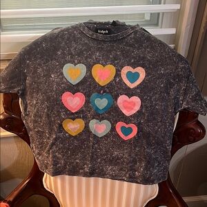 Tee Shirt Bundle!  Kidpik Black Pink, lime, gray! Girls 14